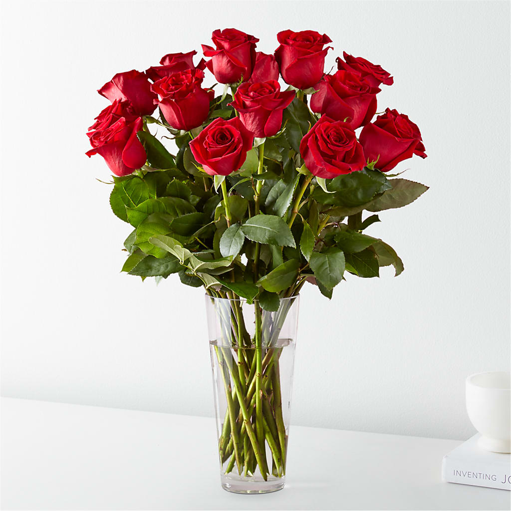 Long Stem Red Rose Bouquet – UP UP & AWAY FLORAL & EVENT PLANNING, Lumberton NC