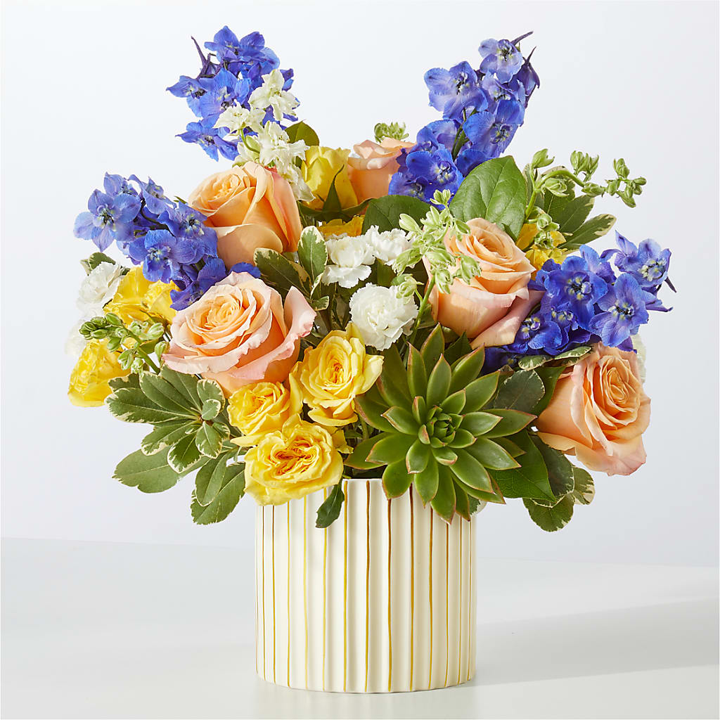 Cobalt Reverie Bouquet – UP UP & AWAY FLORAL & EVENT PLANNING, Lumberton NC