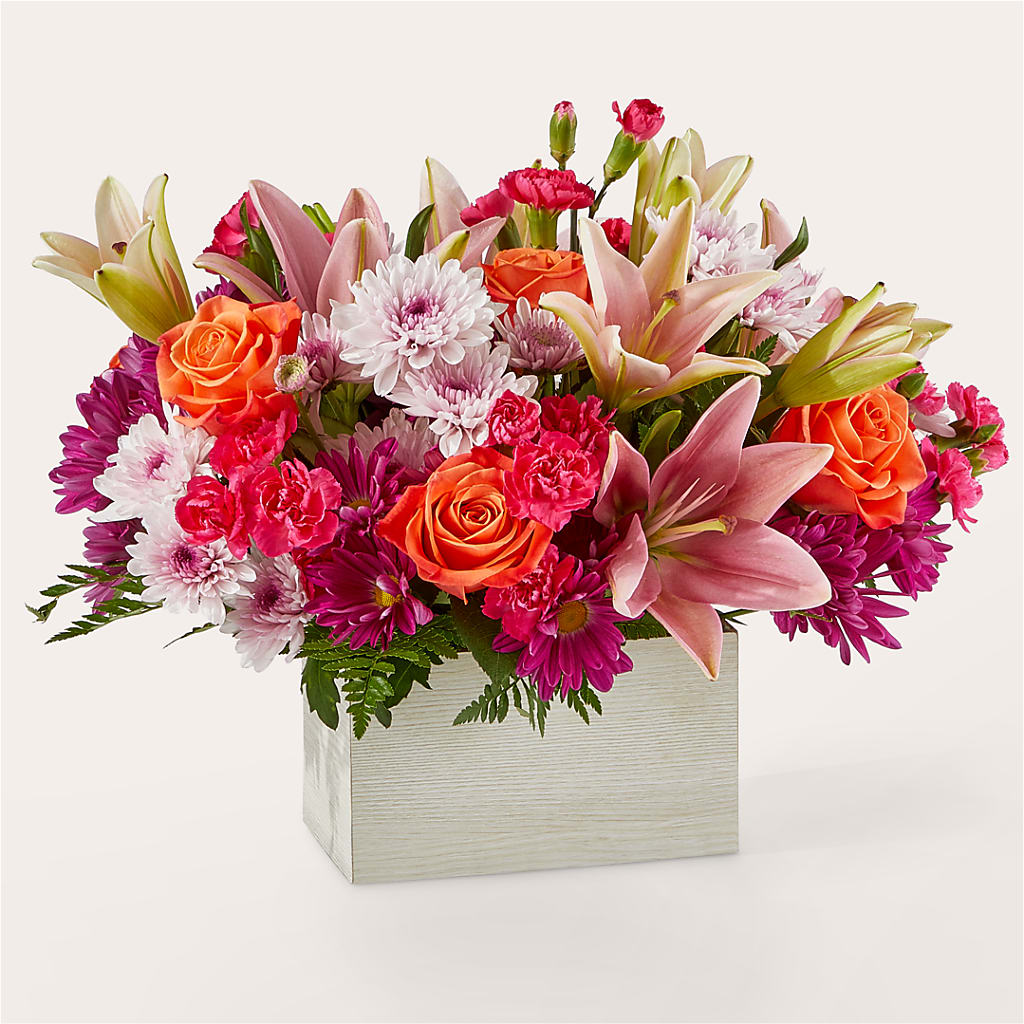 Light of My Life Box Bouquet – UP UP & AWAY FLORAL & EVENT PLANNING, Lumberton NC