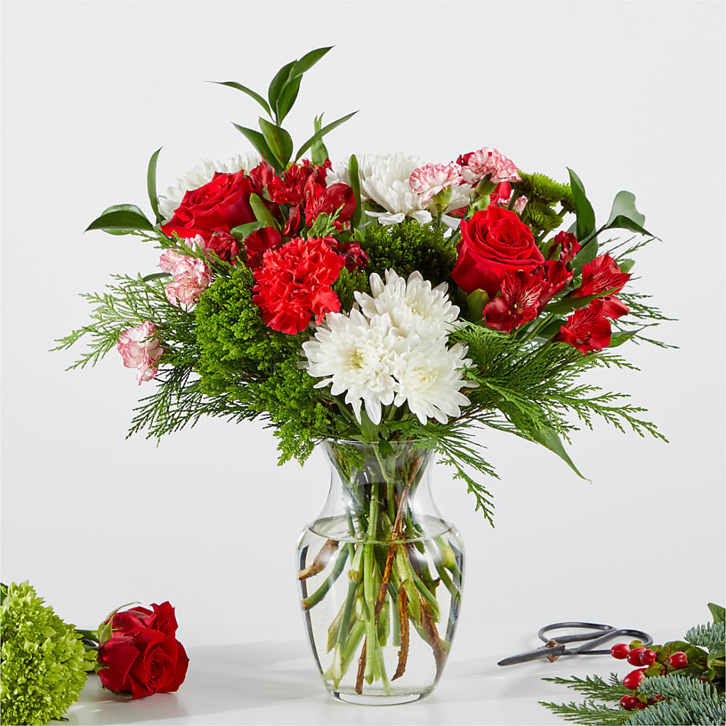Merry Moment Bouquet – A Florist Original – UP UP & AWAY FLORAL & EVENT PLANNING, Lumberton NC