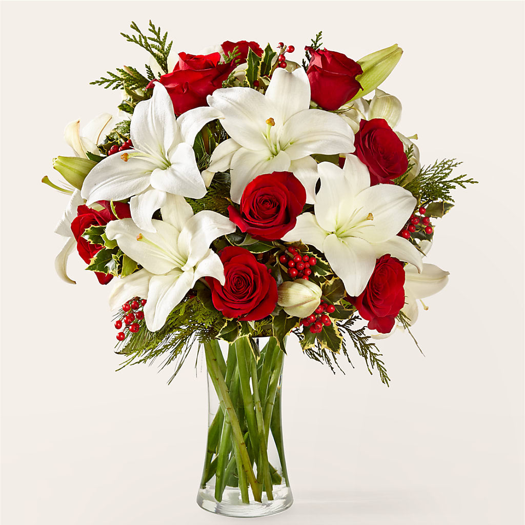 Sparkling Snowflakes Bouquet – UP UP & AWAY FLORAL & EVENT PLANNING, Lumberton NC