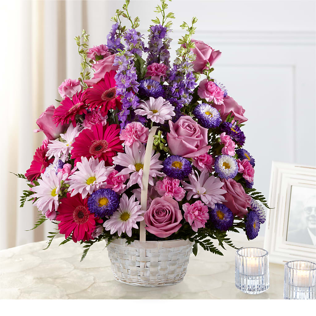 Pastel Peace Basket – UP UP & AWAY FLORAL & EVENT PLANNING, Lumberton NC