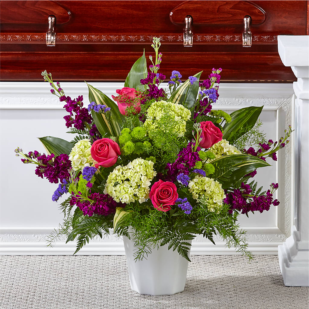 Beautiful Horizons Floor Basket – UP UP & AWAY FLORAL & EVENT PLANNING, Lumberton NC