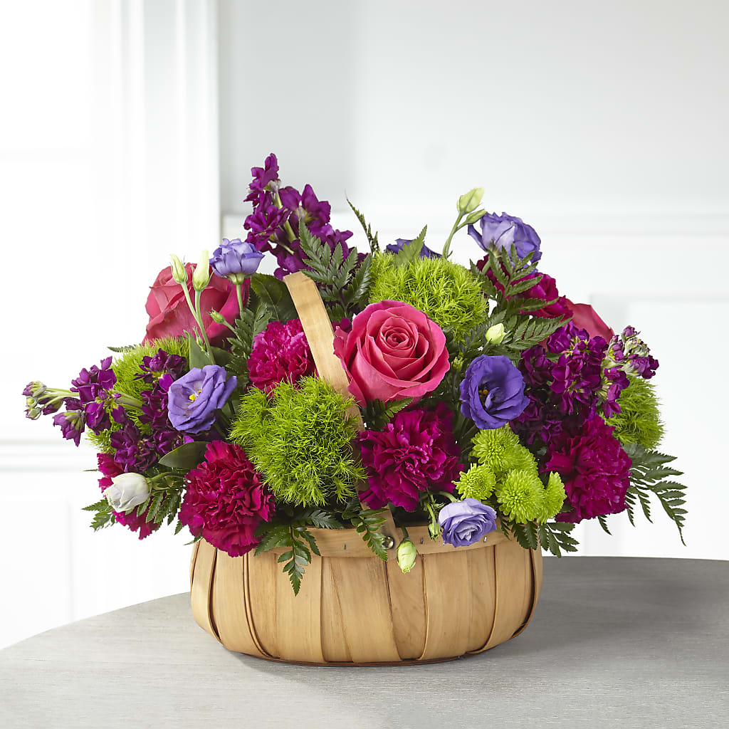 Serene Sanctuary Basket – UP UP & AWAY FLORAL & EVENT PLANNING, Lumberton NC