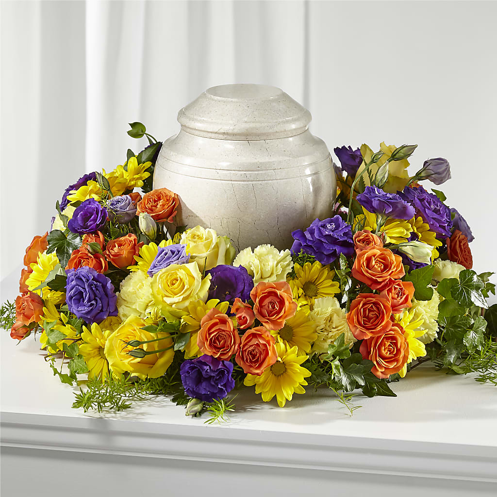 Blossoms of Remembrance Cremation Adornment – UP UP & AWAY FLORAL & EVENT PLANNING, Lumberton NC