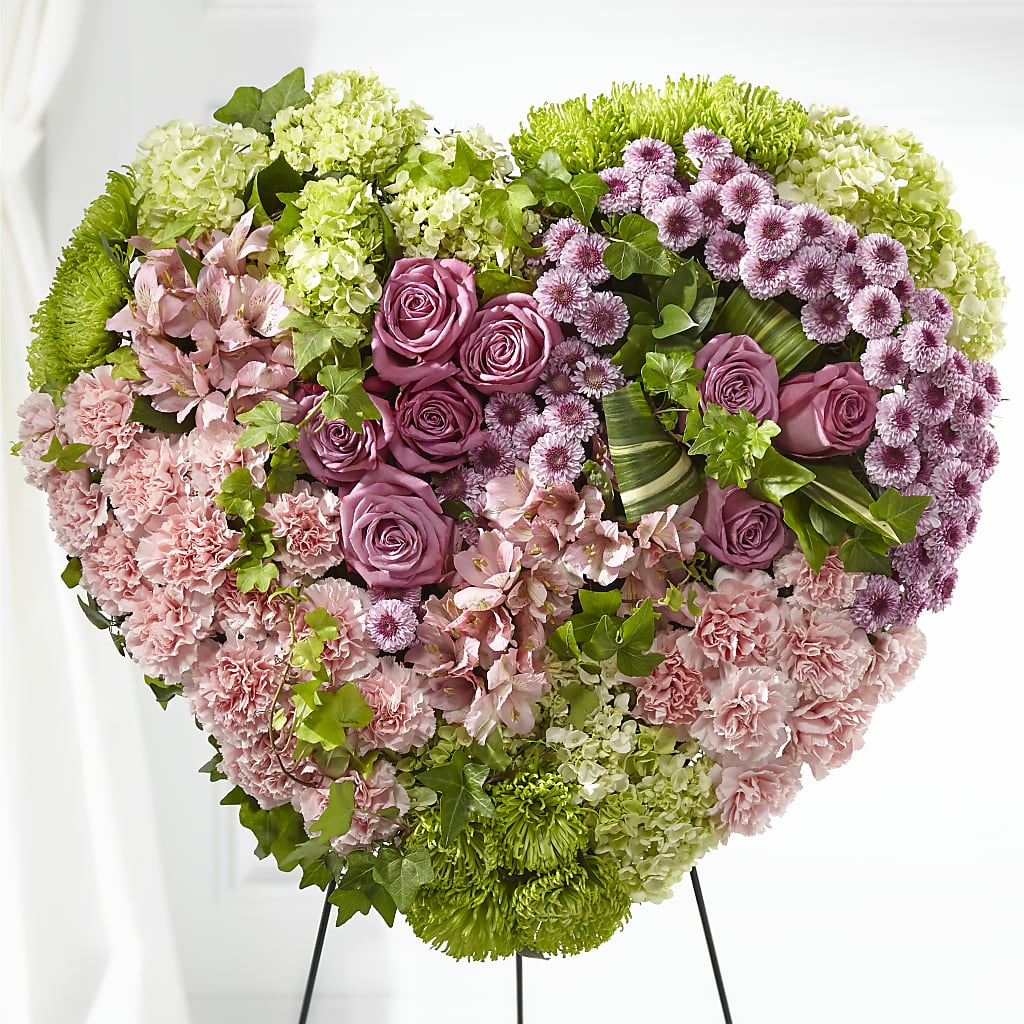 Heartwarming Standing Heart – UP UP & AWAY FLORAL & EVENT PLANNING, Lumberton NC