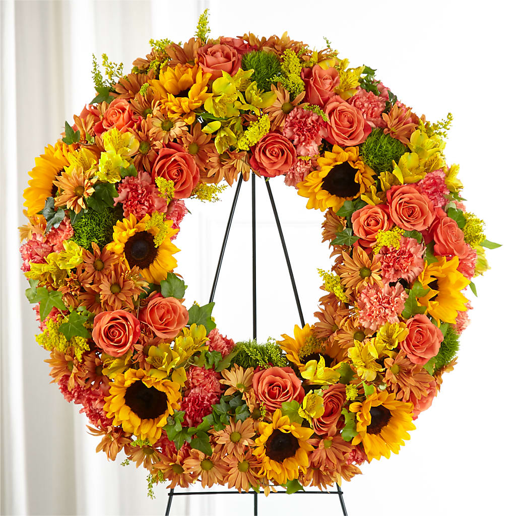 Autumnal Memories Wreath (Standard) – UP UP & AWAY FLORAL & EVENT PLANNING, Lumberton NC