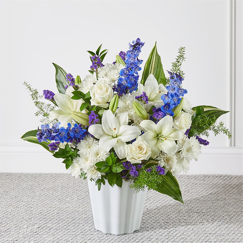 Take Comfort Floor Basket – UP UP & AWAY FLORAL & EVENT PLANNING, Lumberton NC