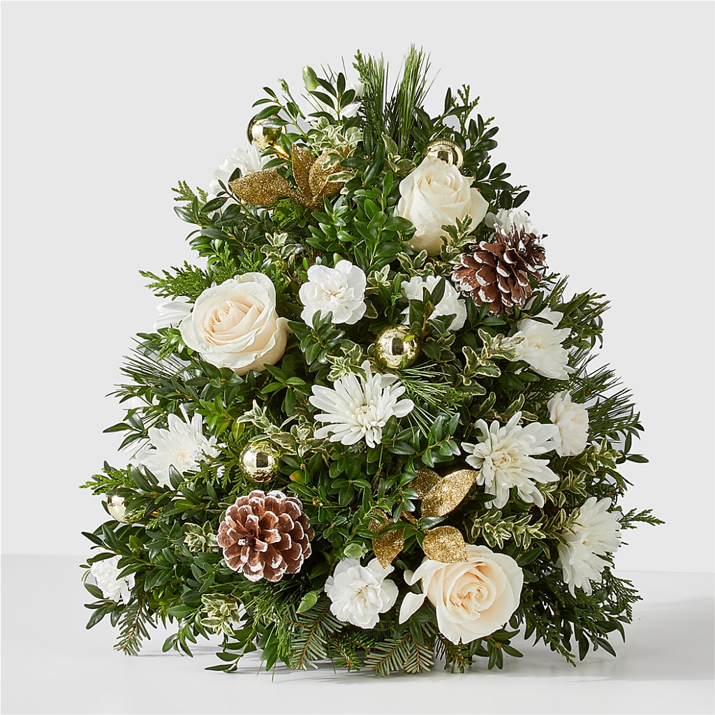 Snowed In Tree – UP UP & AWAY FLORAL & EVENT PLANNING, Lumberton NC