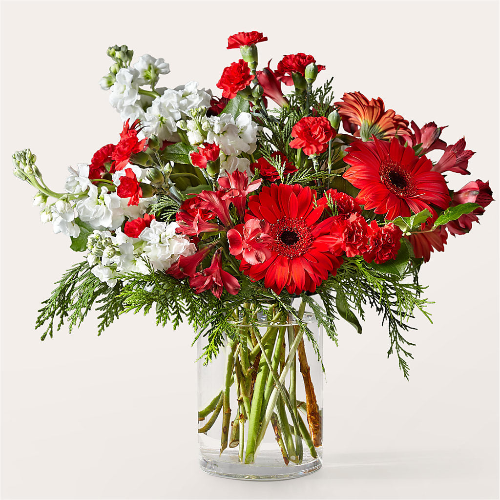 Holidaisy Bouquet – UP UP & AWAY FLORAL & EVENT PLANNING, Lumberton NC