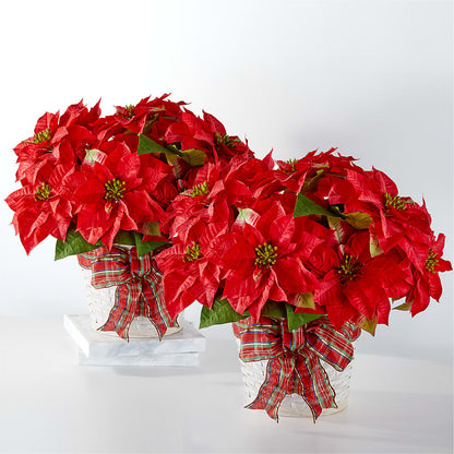 Happiest Holidays Poinsettia Bundle – UP UP & AWAY FLORAL & EVENT PLANNING, Lumberton NC