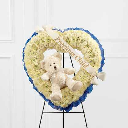 Precious Child Standing Heart – UP UP & AWAY FLORAL & EVENT PLANNING, Lumberton NC