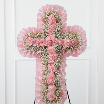 Angel's Cross Easel – UP UP & AWAY FLORAL & EVENT PLANNING, Lumberton NC