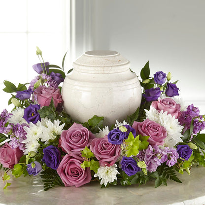 Blooming Sympathy Cremation Adornment – UP UP & AWAY FLORAL & EVENT PLANNING, Lumberton NC