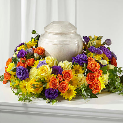 Blossoms of Remembrance Cremation Adornment – UP UP & AWAY FLORAL & EVENT PLANNING, Lumberton NC