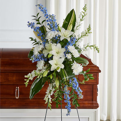 Eternal Impressions Standing Spray – UP UP & AWAY FLORAL & EVENT PLANNING, Lumberton NC