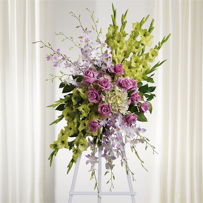 Lasting Legacy Standing Spray – UP UP & AWAY FLORAL & EVENT PLANNING, Lumberton NC