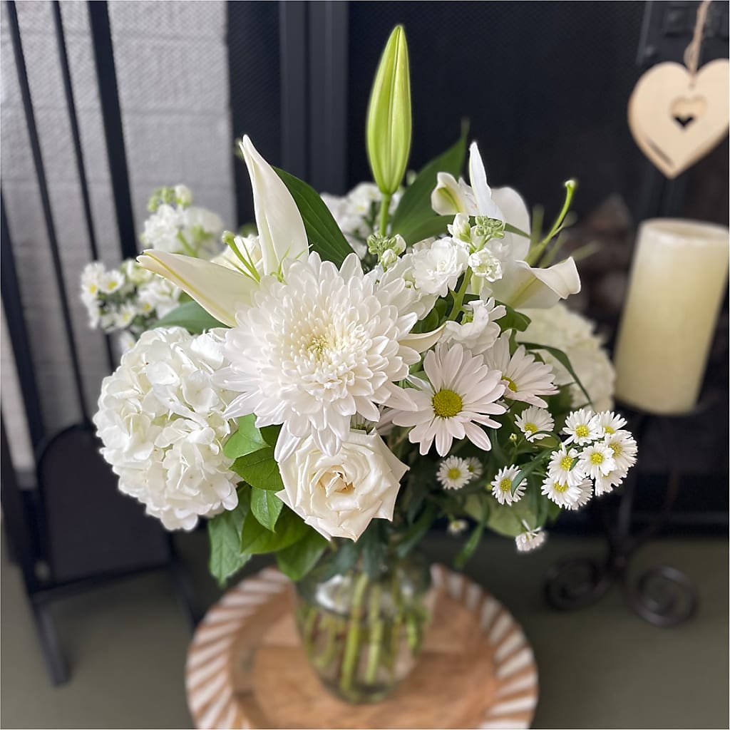 Classic Ivory – A Florist Original – UP UP & AWAY FLORAL & EVENT PLANNING, Lumberton NC