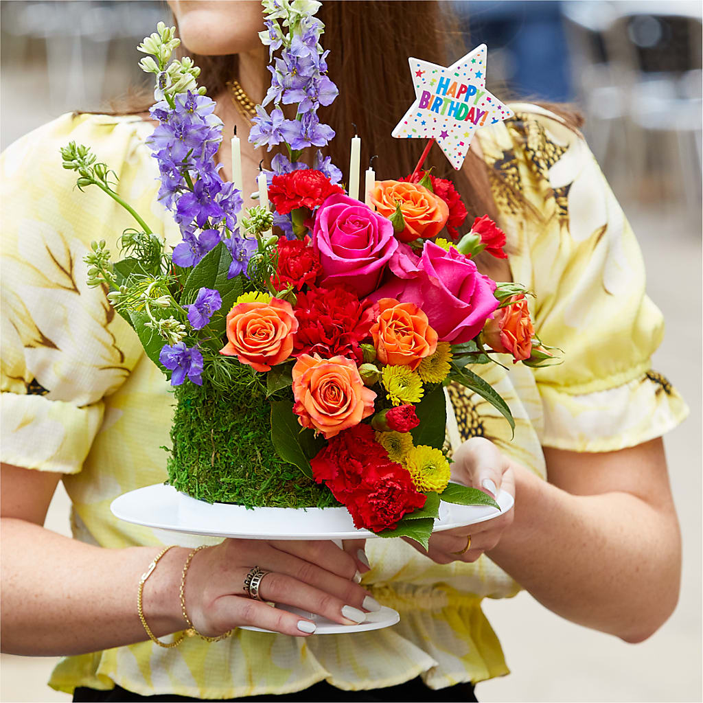 Best Year Yet Floral Cake – UP UP & AWAY FLORAL & EVENT PLANNING, Lumberton NC