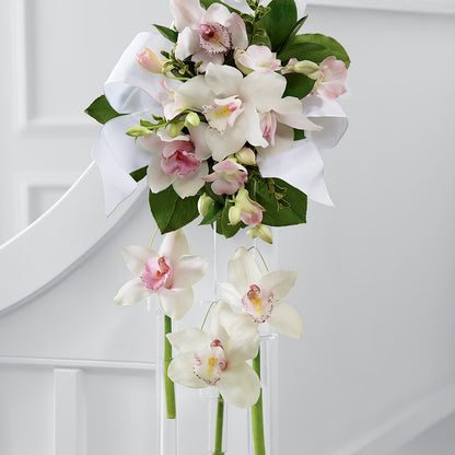 Perfect Entrance Pew Arrangement – UP UP & AWAY FLORAL & EVENT PLANNING, Lumberton NC