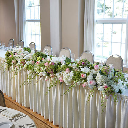 State of Joy Head Table Arrangement – UP UP & AWAY FLORAL & EVENT PLANNING, Lumberton NC