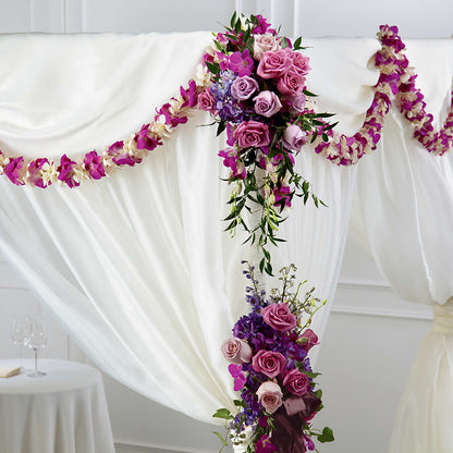 Color & Light Chuppah Decor – UP UP & AWAY FLORAL & EVENT PLANNING, Lumberton NC