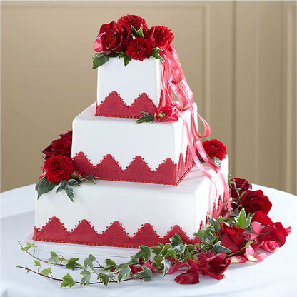 Forever Happiness Cake Decor – UP UP & AWAY FLORAL & EVENT PLANNING, Lumberton NC